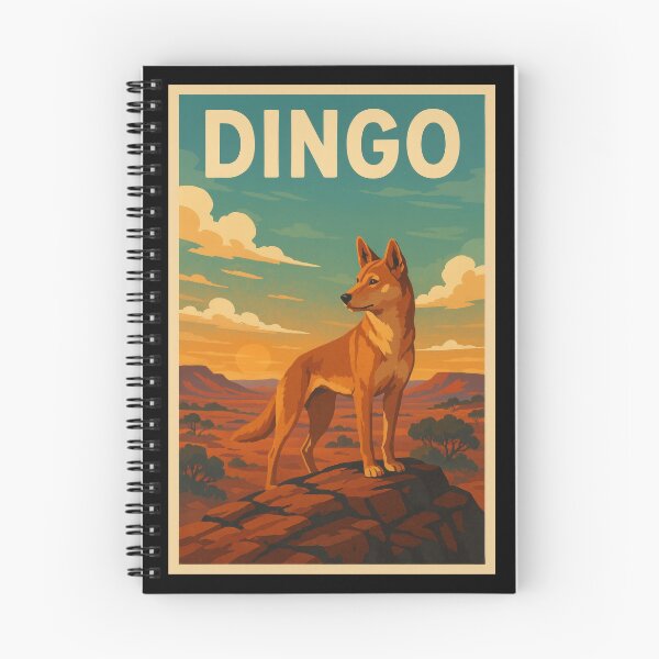 Item preview, Dingo Outback Sunset designed and sold by Flying Doggo.