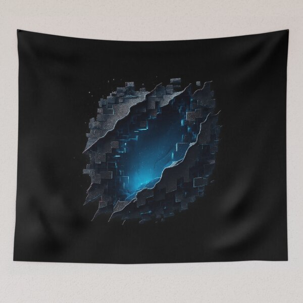 Item preview, Fractured Digital Core - Glitch Tear designed and sold by MKreative Studio.