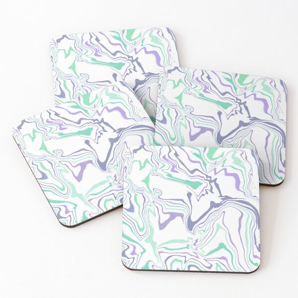 Item preview, Purple and Green Digital Pouring Art designed and sold by Jeanna’s Designs.