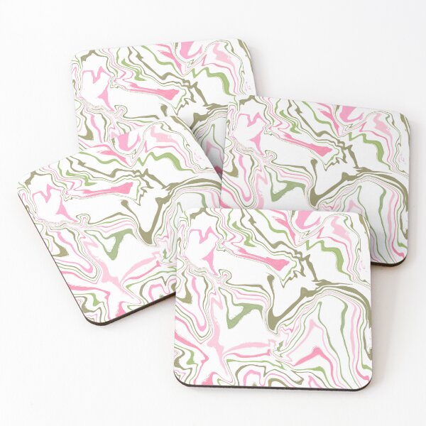 Item preview, Pink and Green Digital Pouring Art designed and sold by Jeanna’s Designs.
