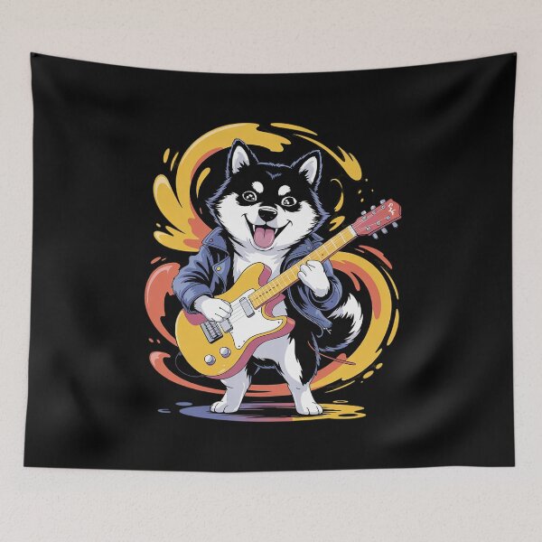 Item preview, Pop Art Dog Music Cavalier King Charles Spaniel  designed and sold by MarryIsMonth.