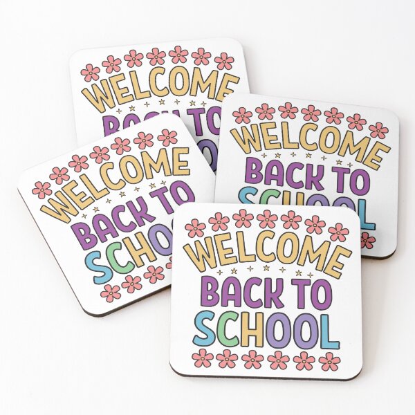 Item preview, Welcome back to school colorful design designed and sold by Think4Prints.