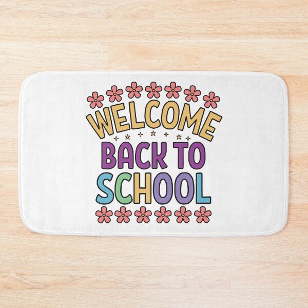 Item preview, Welcome back to school colorful design designed and sold by Think4Prints.