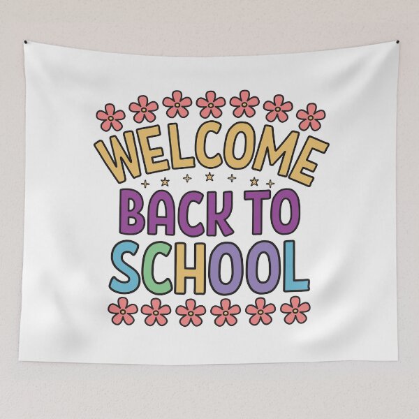 Item preview, Welcome back to school colorful design designed and sold by Think4Prints.