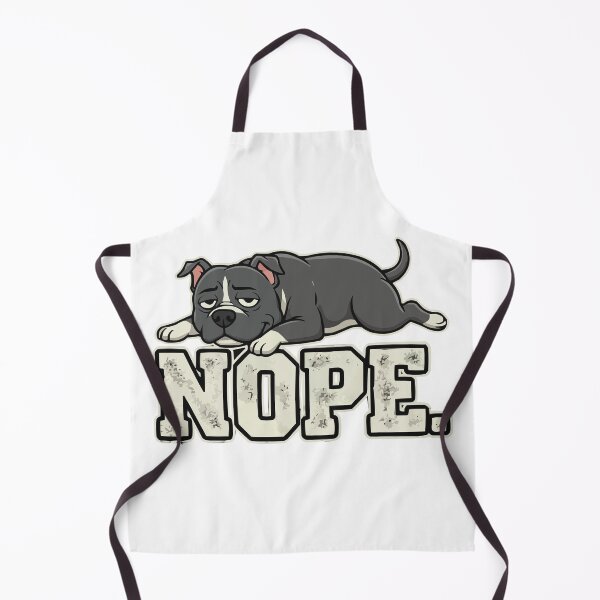 Item preview, Tired Nope Lazy Pitbull designed and sold by Petzzz.