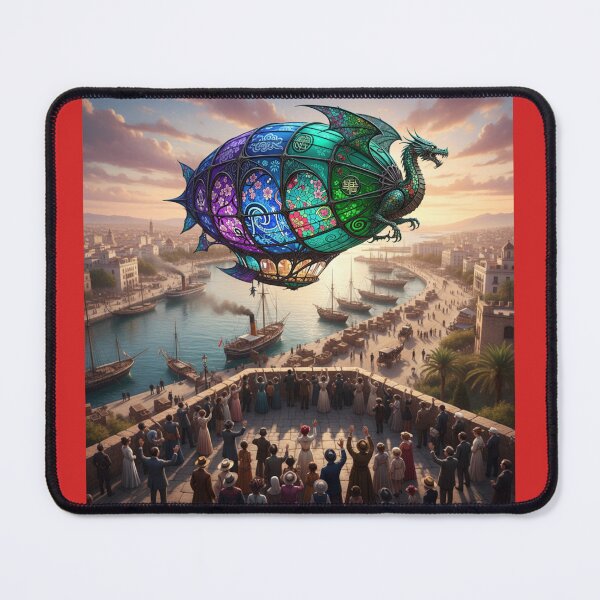Item preview, Historic Art Nouveau Spain Era Málaga 1900’s Airship designed and sold by AppliedAtelier.
