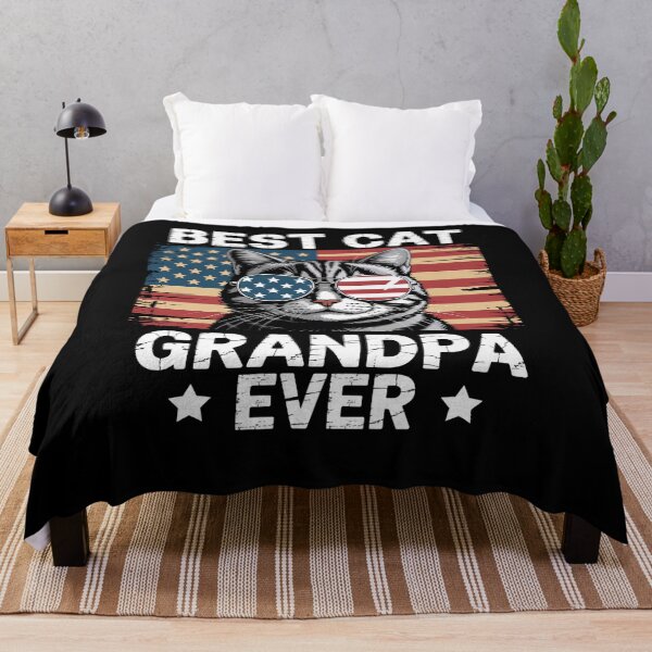Item preview, Best Cat Grandpa Ever American Flag Patriotic 4Th Of July designed and sold by Elenasriveras.