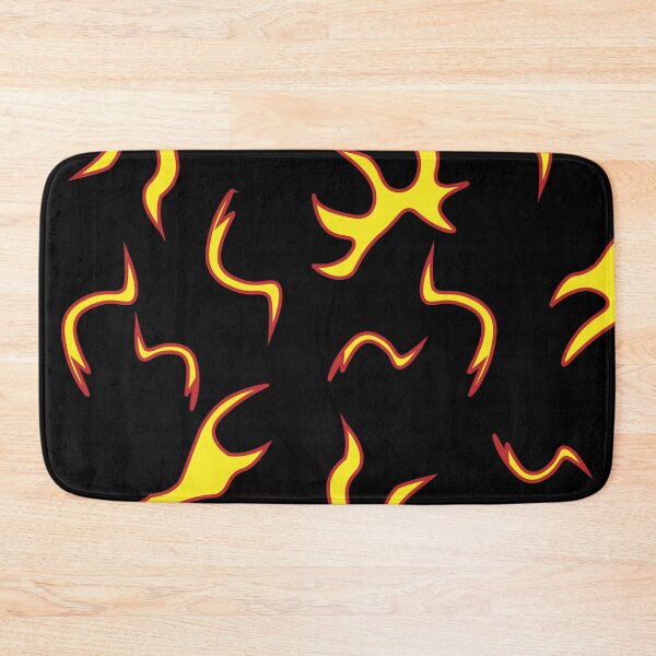 Item preview, Neon Fire Flame Pattern designed and sold by Digital Muse Store.