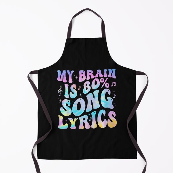 Item preview, My Brain Is 80 Percent Song Lyrics Music Lover Funny designed and sold by JuneLisa1.