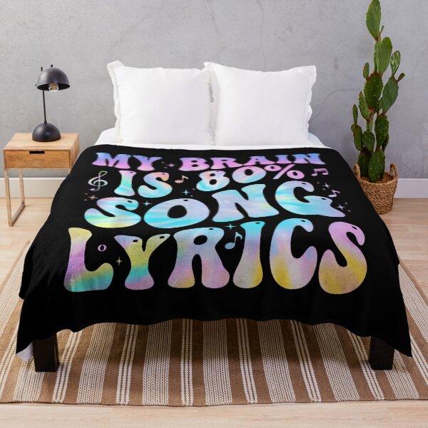 Item preview, My Brain Is 80 Percent Song Lyrics Music Lover Funny designed and sold by JuneLisa1.