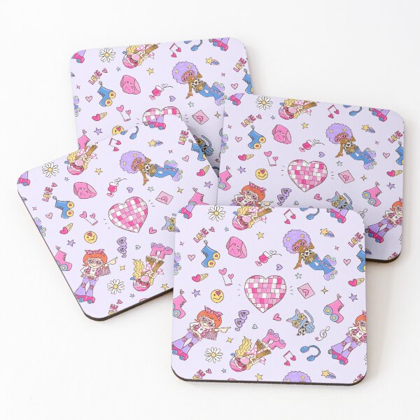 Item preview, Valentine’s Day Disco with Cowgirls (Lavendar) designed and sold by HarunaMcDesigns.