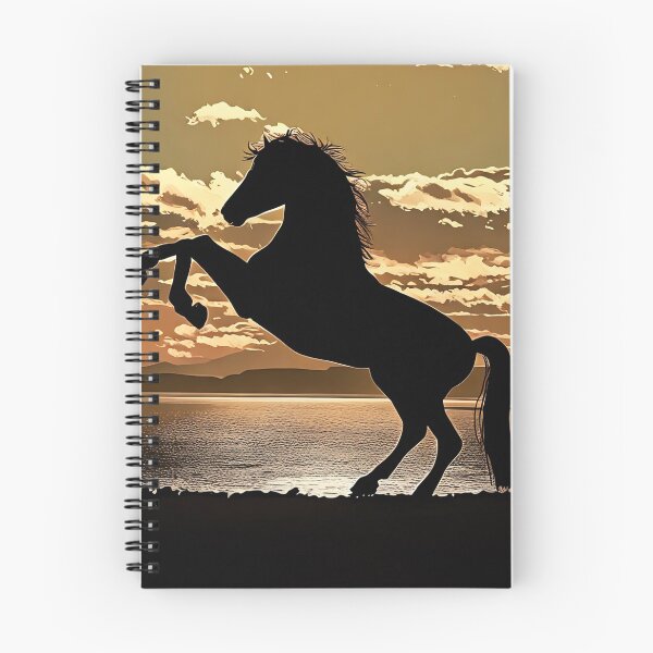 Item preview, Rearing Horse at Sunset designed and sold by tomorrowsart.