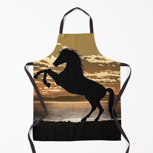 Item preview, Rearing Horse at Sunset designed and sold by tomorrowsart.