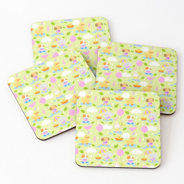 Item preview, Baby Shower Rainy Parade Pattern designed and sold by KJackArtwork.