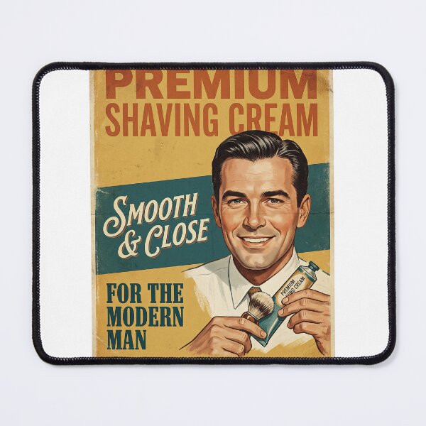 Item preview, Smooth Since ’52: Retro Shave for the Modern Man designed and sold by ForeverPrintsOK.
