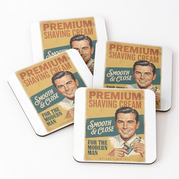 Item preview, Smooth Since ’52: Retro Shave for the Modern Man designed and sold by ForeverPrintsOK.