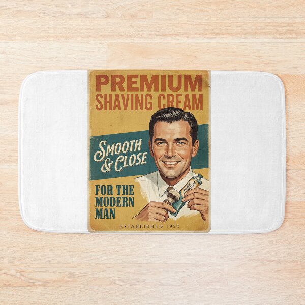 Item preview, Smooth Since ’52: Retro Shave for the Modern Man designed and sold by ForeverPrintsOK.