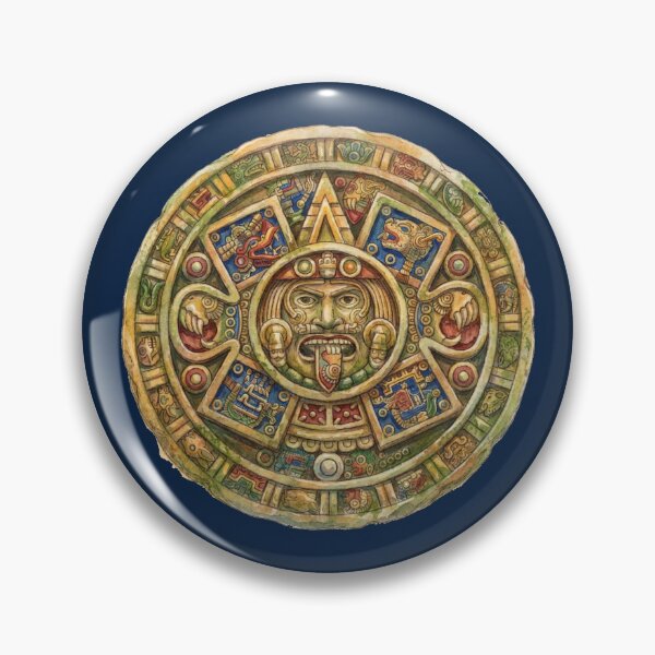 Item preview, Watercolor Aztec Calendar designed and sold by SAUHER.