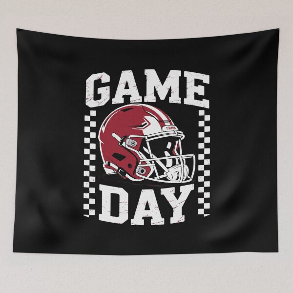 Item preview, Game Day Coquette Bow Football Checkered Women Kids  designed and sold by MarryIsMonth.