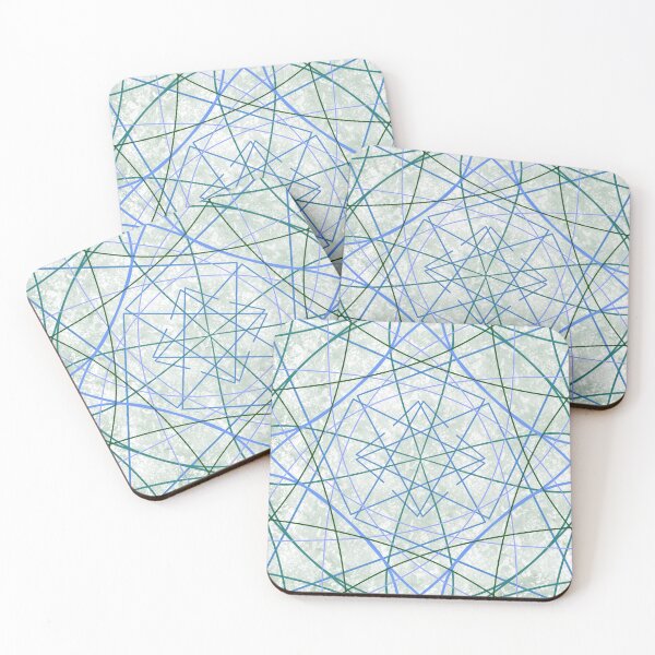 Item preview, Multicolor Blue and Green Modern Abstract Design designed and sold by Jeanna’s Designs.