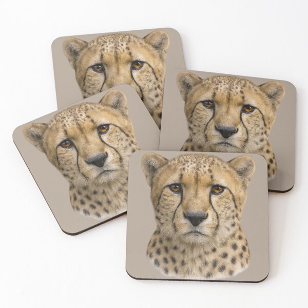 Item preview, Cheetah Wildface Artwork – Realistic Wildlife Portrait designed and sold by BROHLine Studio.