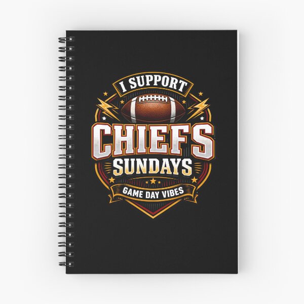 Item preview, I support Chiefs Sundays Game Day Vibes designed and sold by D-Signa.