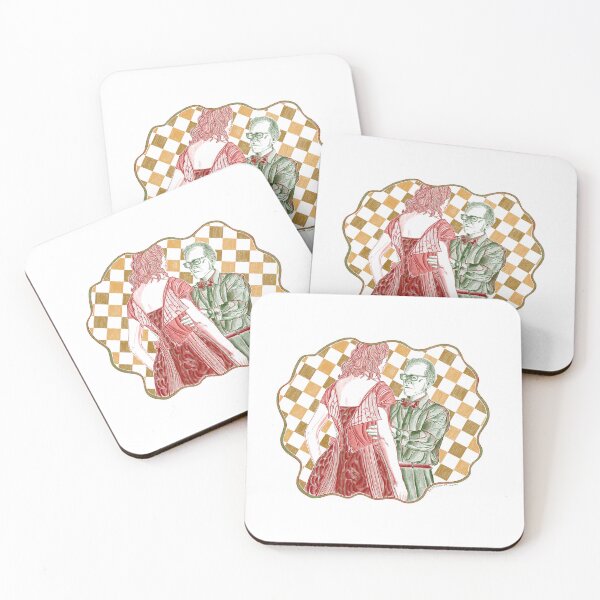 Item preview, Phantom Thread // Christmas Movie Collection // Handdrawn Illustration designed and sold by damnfinecuppa.
