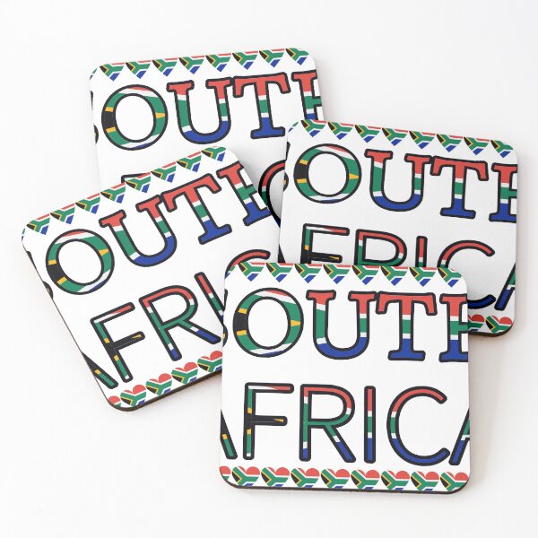 Item preview, South Africa Flag Letters And Hearts designed and sold by TheIconSmith.