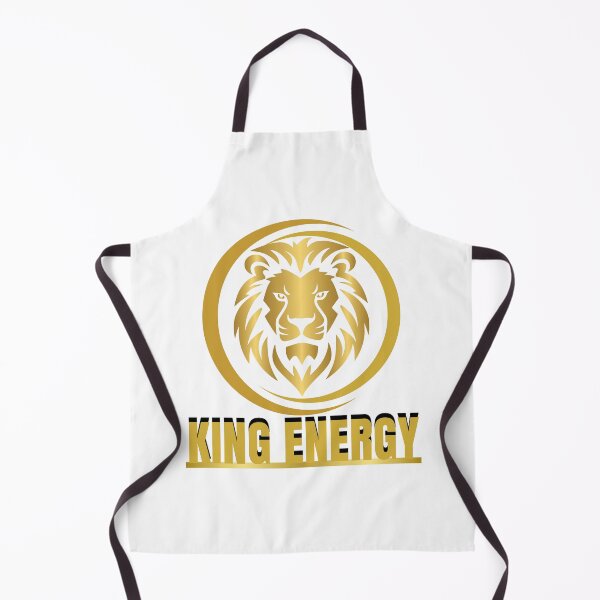 Item preview, KING ENERGY – Luxury Black & Gold Lion Emblem designed and sold by Hayir Design.