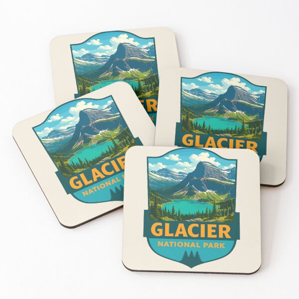 Item preview,  Glacier National Park Sticker designed and sold by Gideon Emmerich.