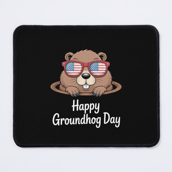 Item preview, Funny Groundhog Holiday designed and sold by cosmicncozyS.