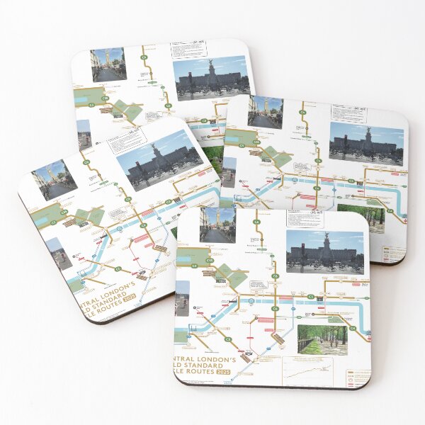 Item preview, London Gold Standard Cycle Map - 2025 designed and sold by Gold Standard Cycling.