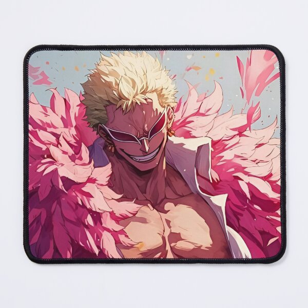 Item preview, Pink Feather Overlord – Stylish Villain King Anime Art designed and sold by Dyan4.