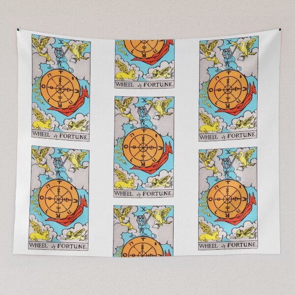 Item preview, Wheel of Fortune Tarot Card designed and sold by Digital Muse Store.