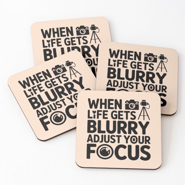 Item preview, When life gets blurry adjust your focus designed and sold by 123ks.