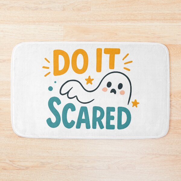Item preview, Do It Scared Inspirational Ghost Quote Design. designed and sold by The-T-In-Retro.