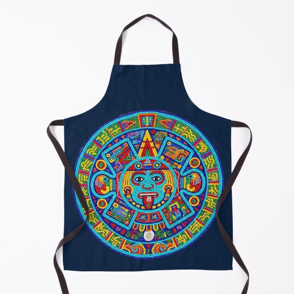 Item preview, Huichil Chaquira Style Aztec Calendar designed and sold by SAUHER.