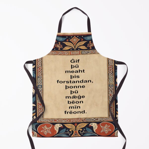 Item preview, If you can understand this, then you can be my friend in Old English designed and sold by cefinbeorn.