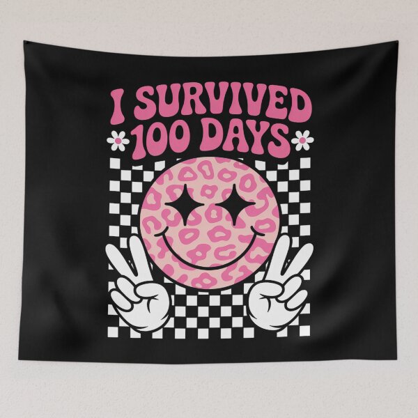 Item preview, Funny Teachers Smile Face 100 Days of School designed and sold by cosmicncozyS.