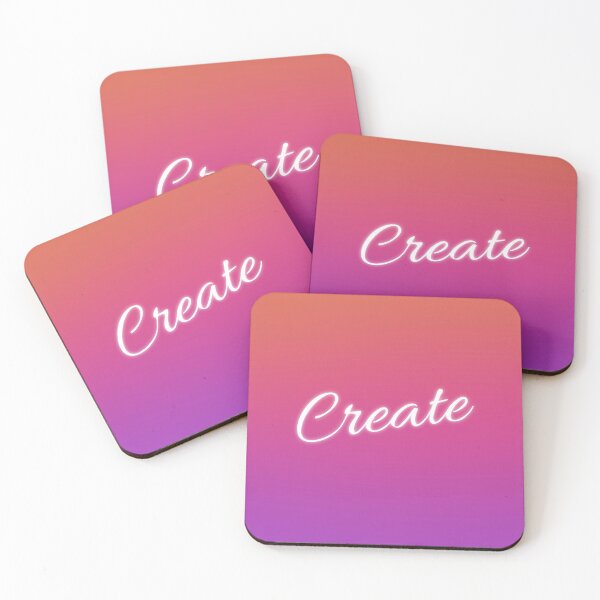 Item preview, Create - Orange, Pink, and Purple Color Gradient Design designed and sold by Jeanna’s Designs.