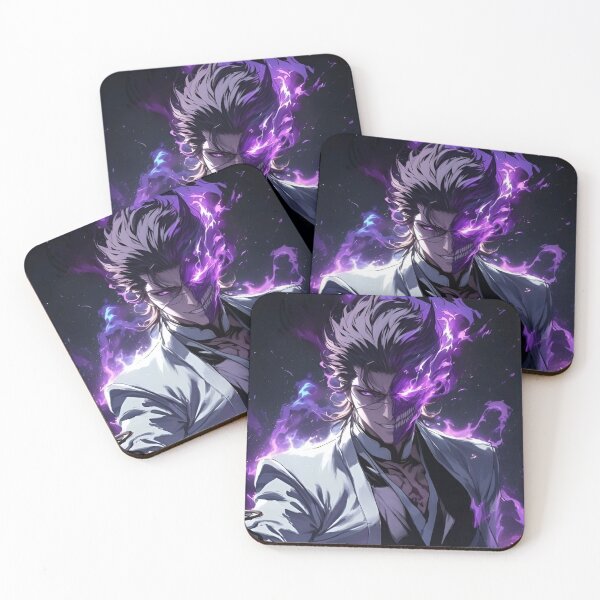 Item preview, Aizen- Hollow-Fused Swordsman – Dark Ascended Anime Warrior Art designed and sold by Dyan4.