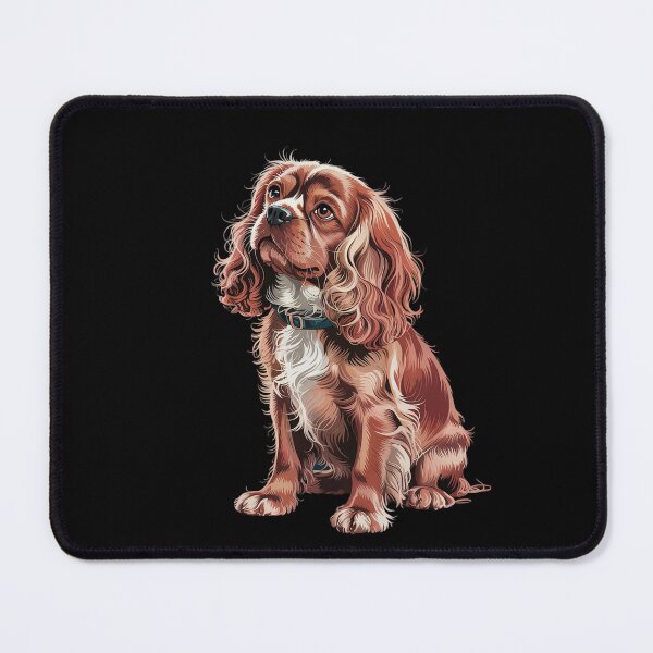 Item preview, Sitting Dog Ruby Cavalier King Charles Spaniel  designed and sold by MarryIsMonth.