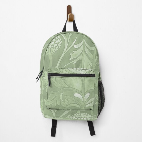 Item preview, Sage Green Arts & Crafts Floral Pattern — Vintage Botanical designed and sold by donwillisjrart.
