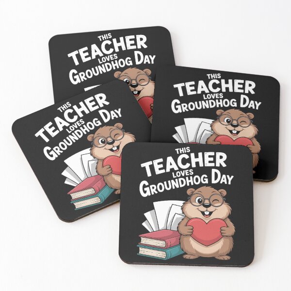 Item preview, Groundhog Cute Teacher designed and sold by cosmicncozyS.
