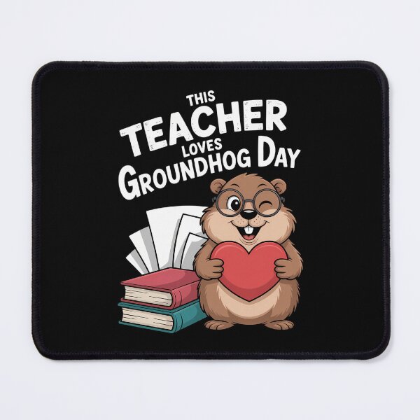 Item preview, Groundhog Cute Teacher designed and sold by cosmicncozyS.