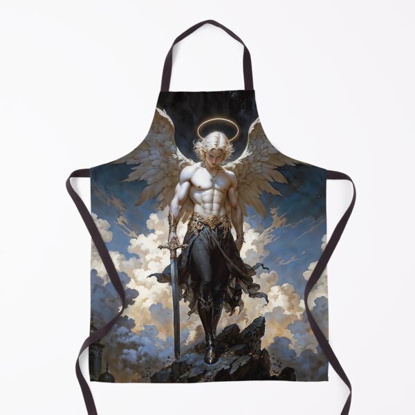 Item preview, Archangel Michael Illustration designed and sold by AliceWhiteDF.