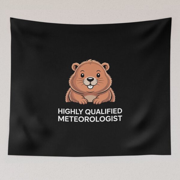 Item preview, Groundhog Meteorologist Funny designed and sold by cosmicncozyS.