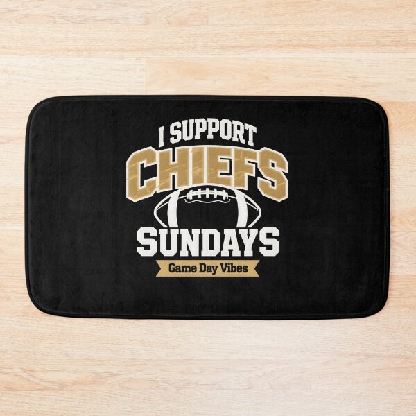 Item preview, I support Chiefs Sundays Game Day Vibes designed and sold by D-Signa.
