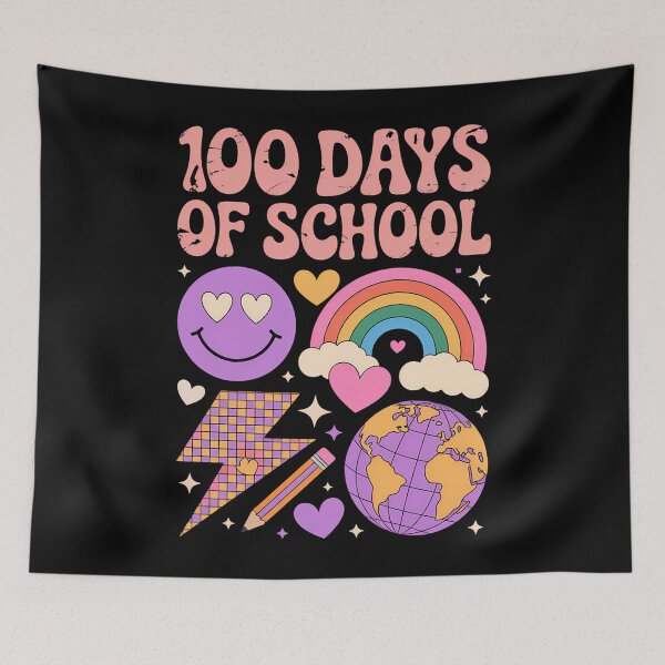 Item preview, Happy 100 Days Of School 90s designed and sold by cosmicncozyS.