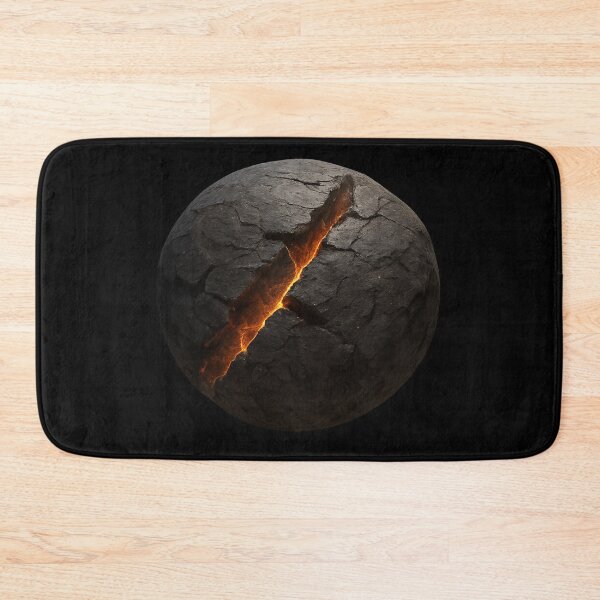 Item preview, Cracked Planet Surface with Glowing Magma designed and sold by MKreative Studio.